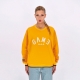 felpa girocollo uomo arch logo crew MUSTARD