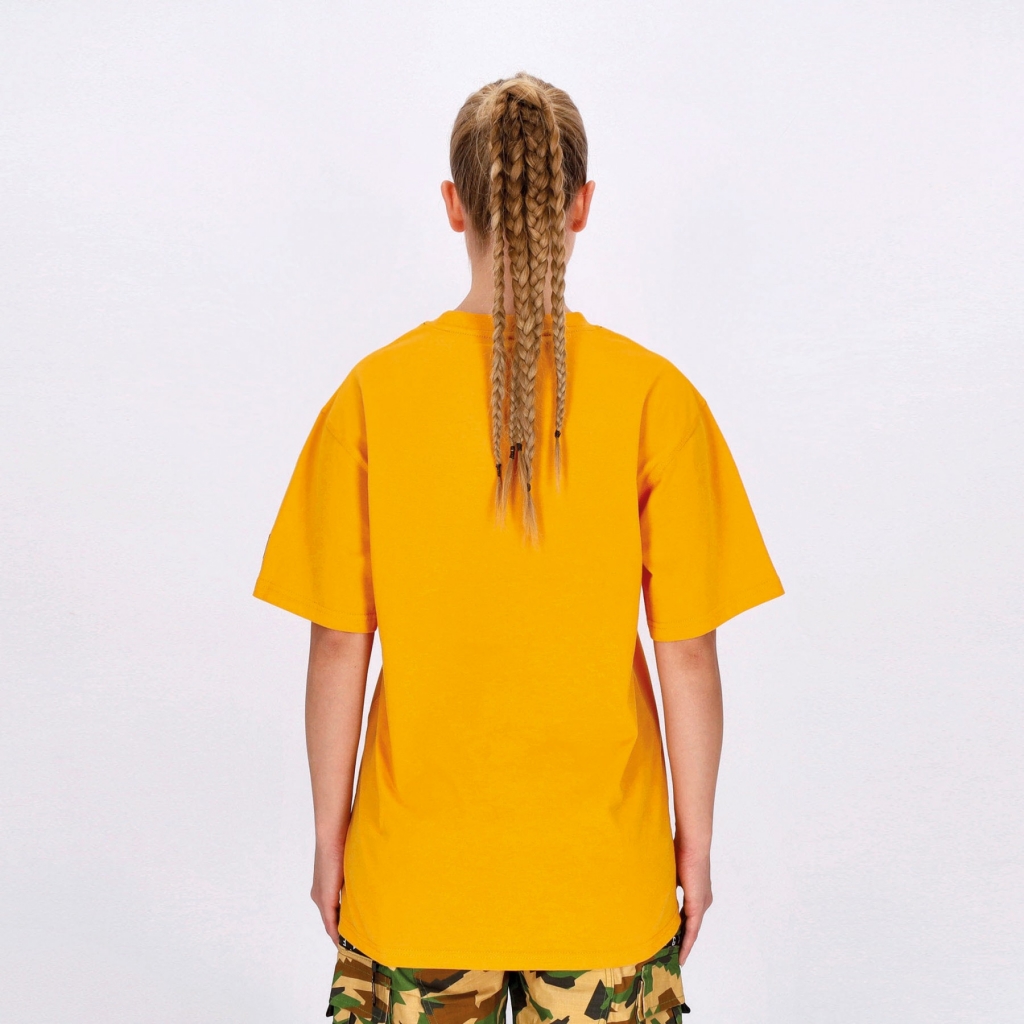 maglietta uomo arch logo tee MUSTARD