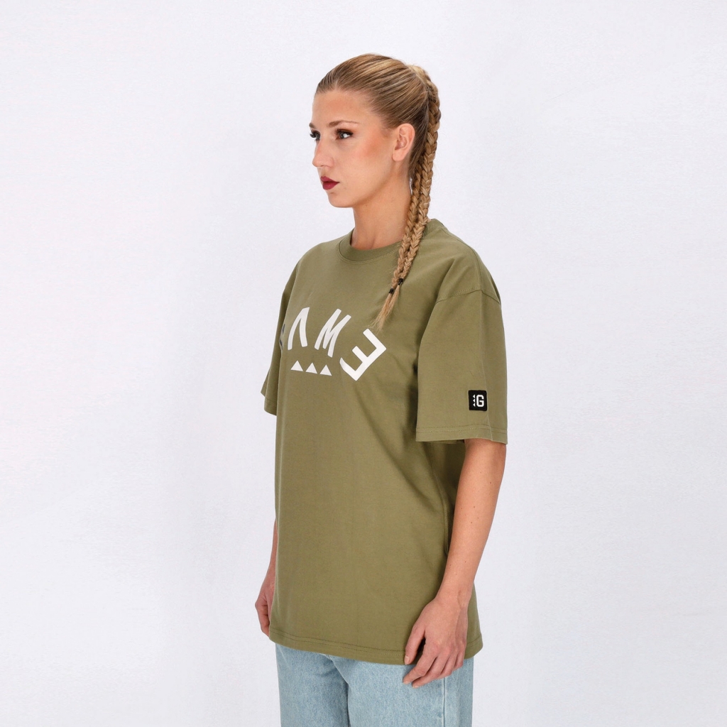 maglietta uomo arch logo tee WOODLAND