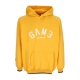 felpa cappuccio uomo arch logo hoodie MUSTARD