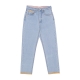 jeans uomo the lost tapes five pocket bleach washed denim LIGHT BLUE