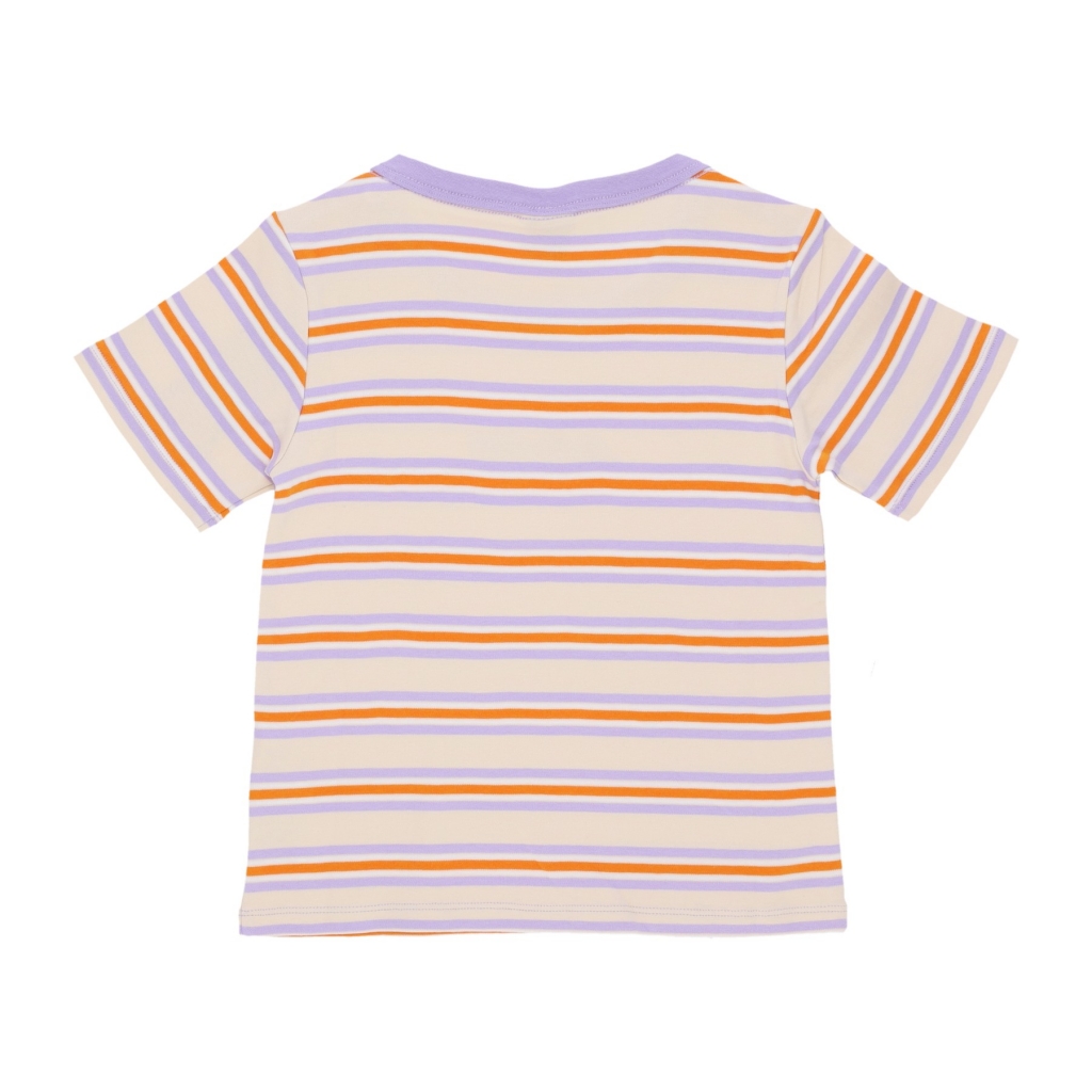 maglietta corta donna strip logo emb tee MULTI STRIPE