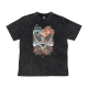 maglietta donna floral paradise tee BLACK ACID WASH