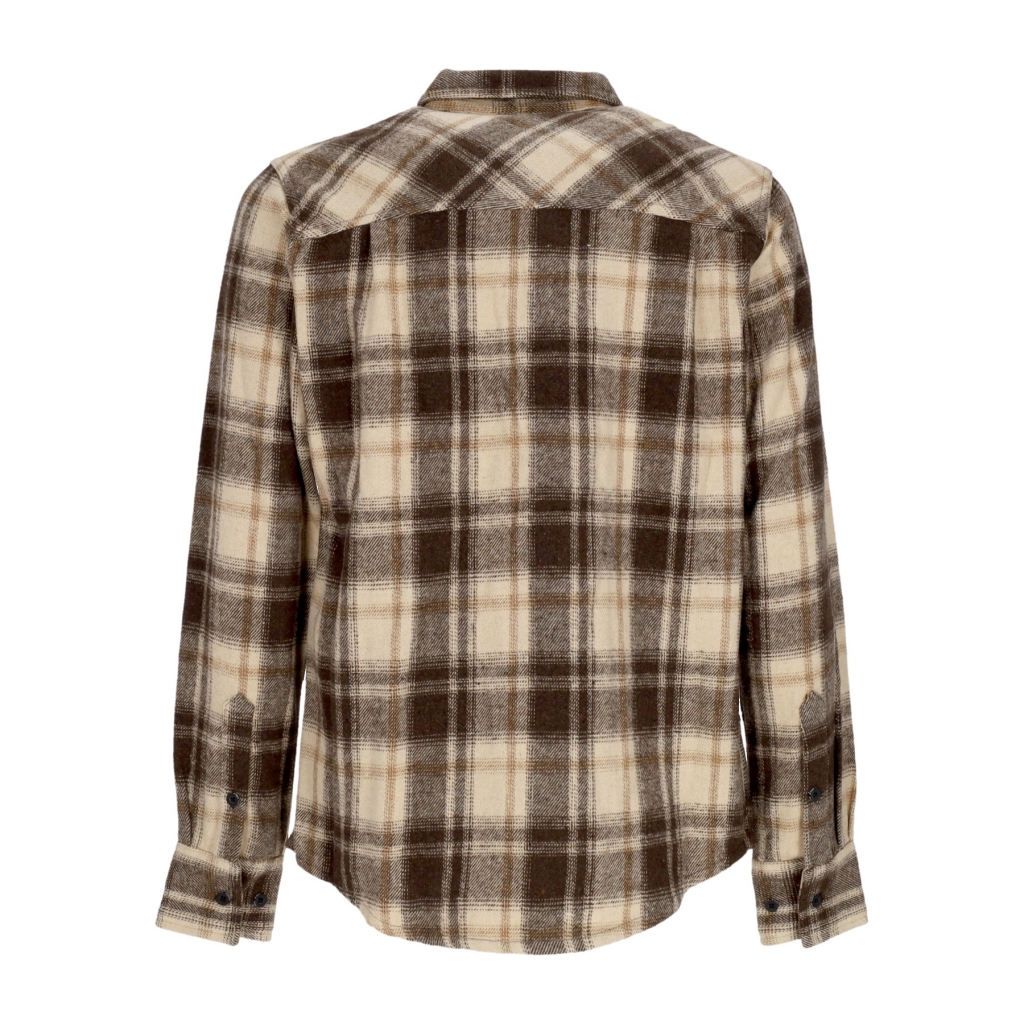 camicia manica lunga uomo apex l/s shirt BROWN CHECK