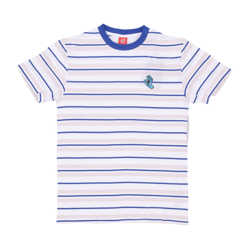 maglietta uomo mini hand stripe tee WHITE STRIPE