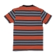 maglietta uomo mono lined oval dot stripe tee TERRACOTTA STRIPE