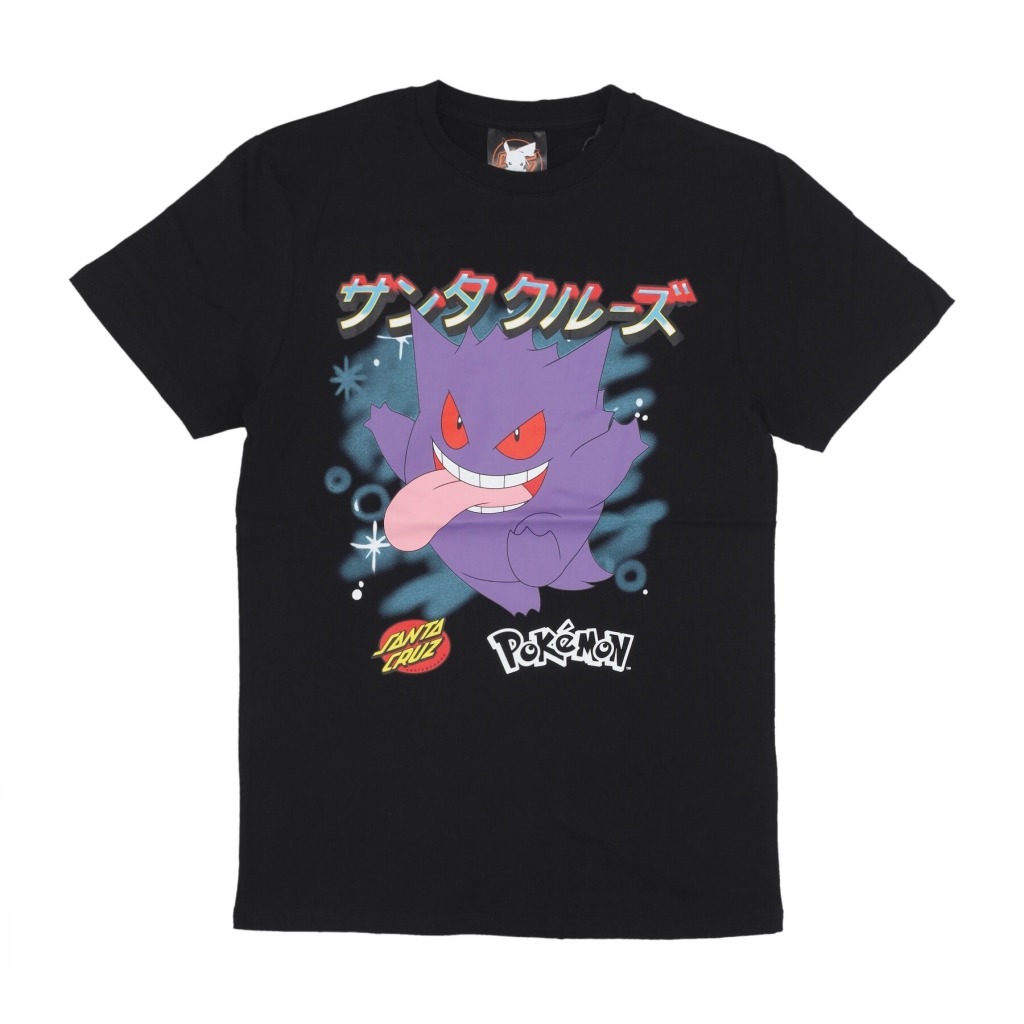 maglietta uomo ghost type 3 tee x pokemon BLACK