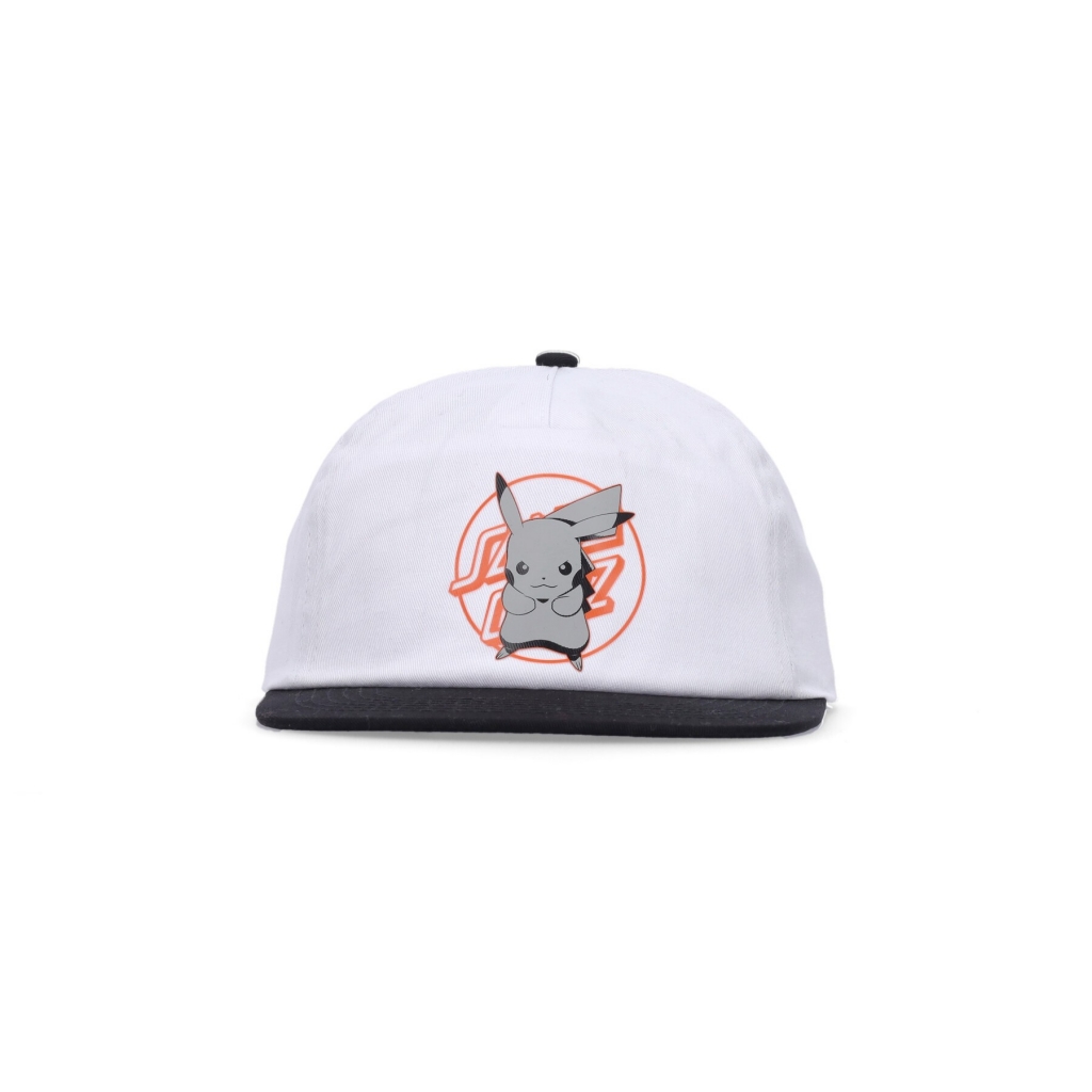 cappellino visiera piatta ragazzo sc pikachu cap x pokemon WHITE/BLACK