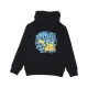 felpa cappuccio ragazzo youth pikachu spray dot hoodie x pokemon BLACK