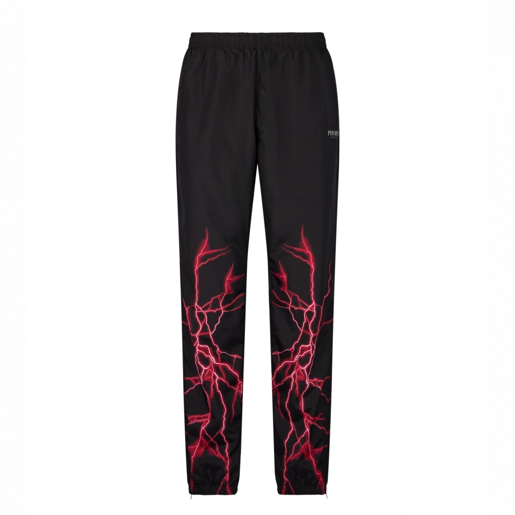 pantalone tuta uomo new lightning pants BLACK/RED