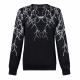 maglione uomo lightning jumper BLACK/WHITE