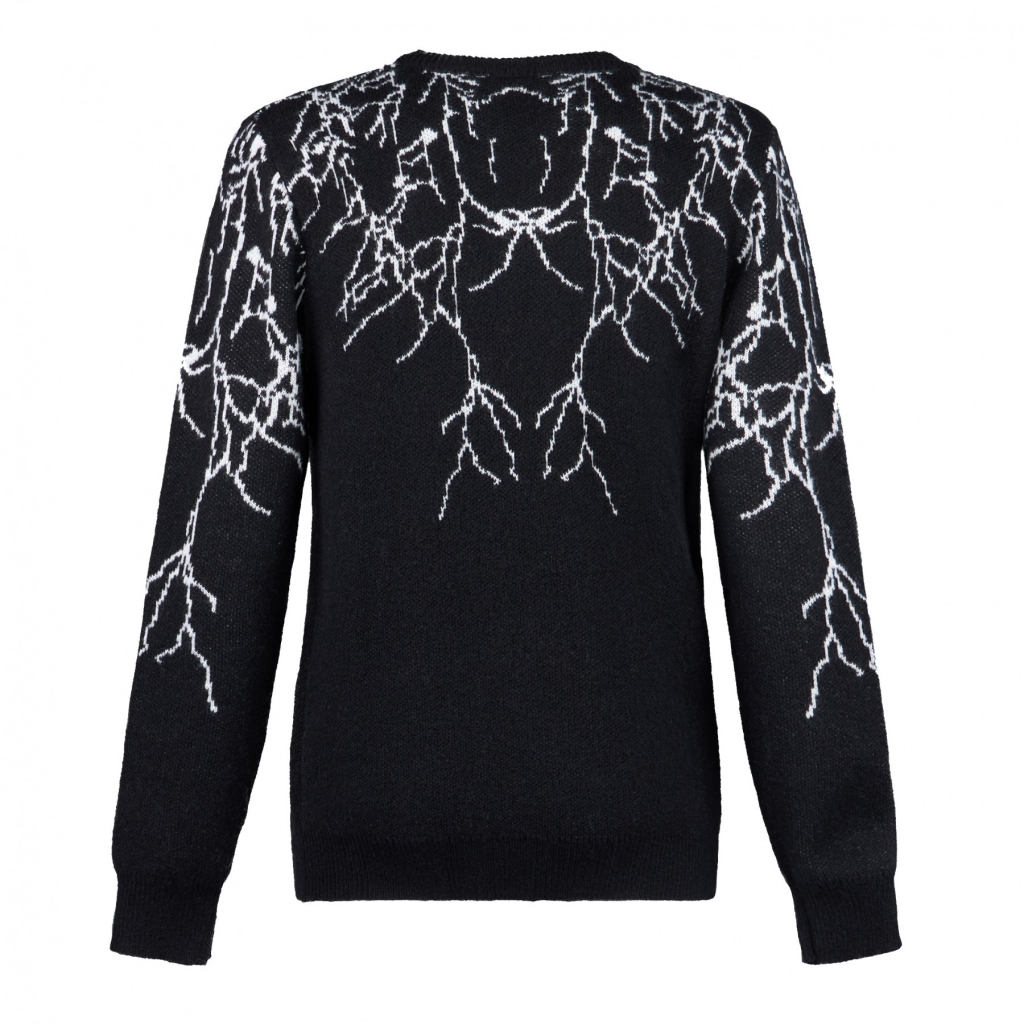 maglione uomo lightning jumper BLACK/WHITE