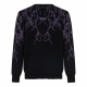 maglione uomo lightning jumper BLACK/PURPLE