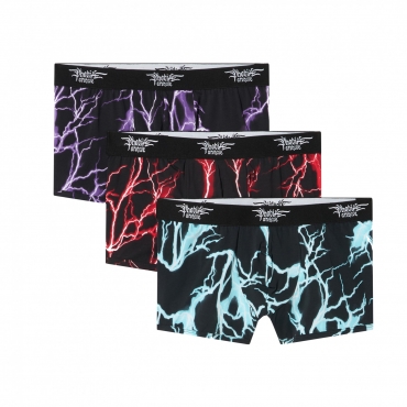 boxer uomo underwear 3pk BLUE/RED/PURPLE