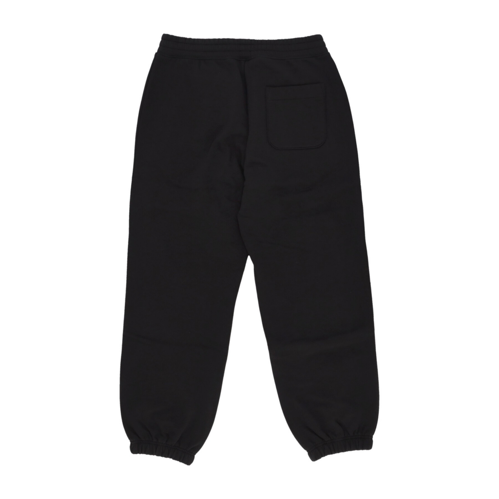 pantalone tuta felpato uomo wiles sweat pant BLACK