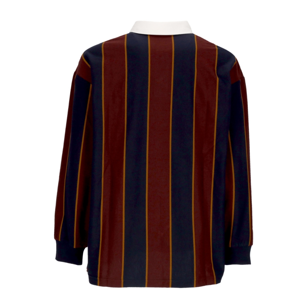 polo manica lunga uomo l/s ruben rugby shirt RUBEN STRIPE/DARK NAVY/AMARONE