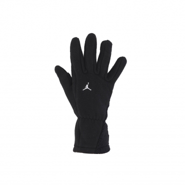 guanti uomo fleece gloves BLACK/WHITE