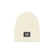 cappello uomo label cuff beanie CREAM