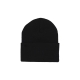 cappello uomo label cuff beanie BLACK