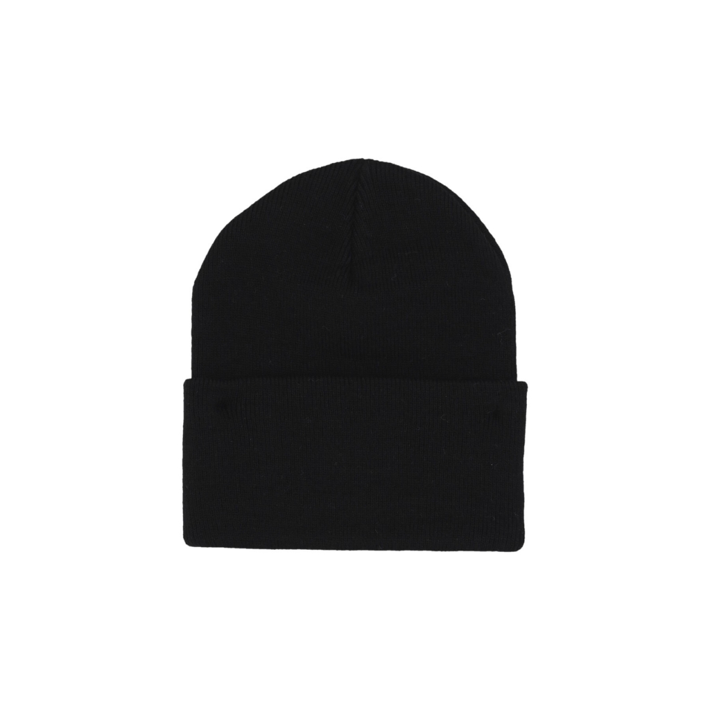 cappello uomo label cuff beanie BLACK