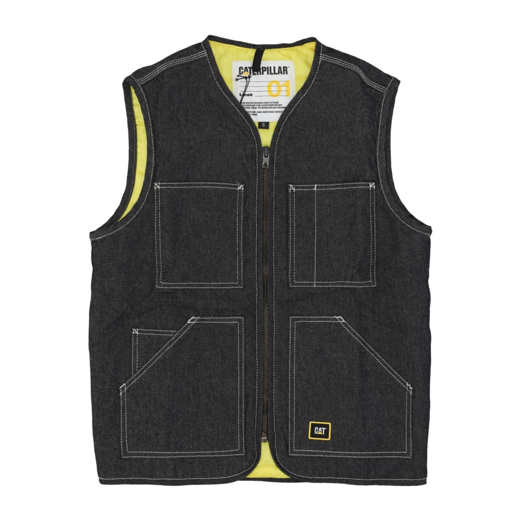 smanicato uomo unit vest BLACK