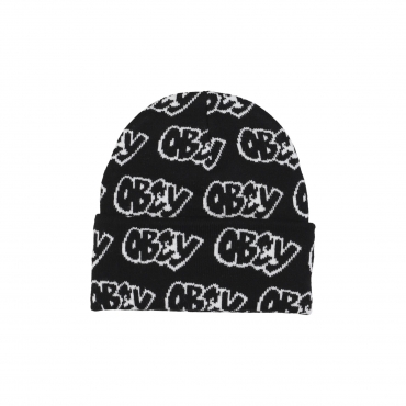 cappello uomo good times beanie BLACK MULTI