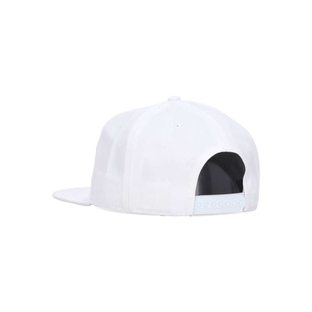 cappellino visiera piatta uomo this is skateboarding snapback WHITE