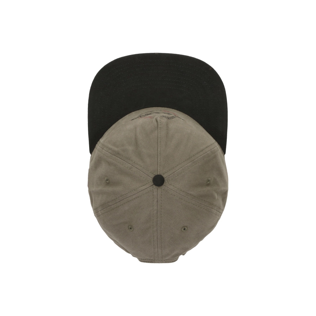 cappellino visiera piatta uomo endure destroy snapback OLIVE/BLACK