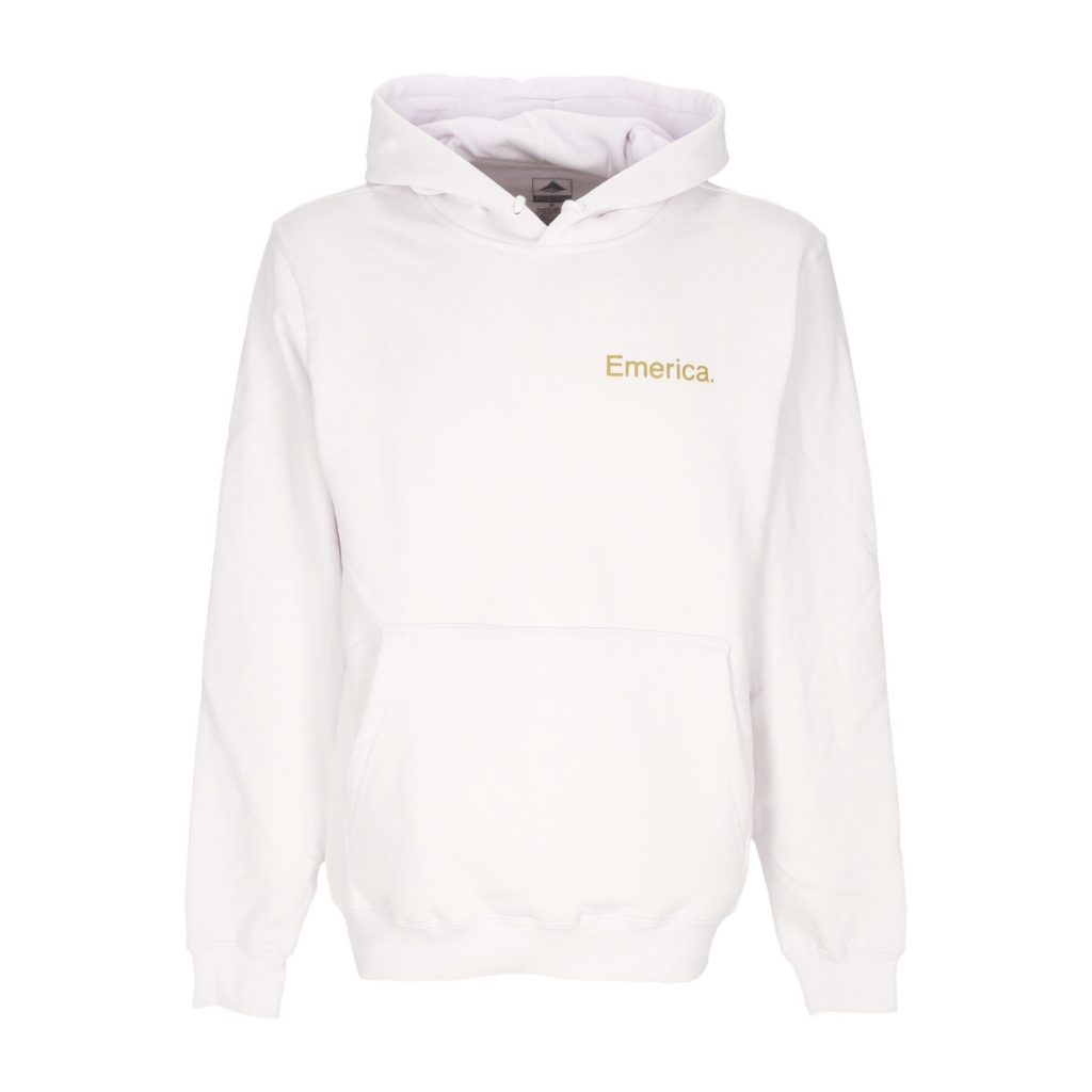 felpa cappuccio uomo this is skateboarding hoodie WHITE