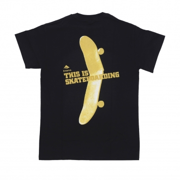 maglietta uomo this is skateboarding tee BLACK