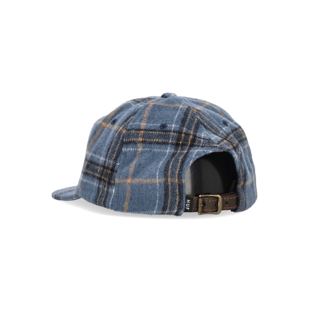 cappellino visiera piatta uomo 98 plaid 5 panel hat NAVY