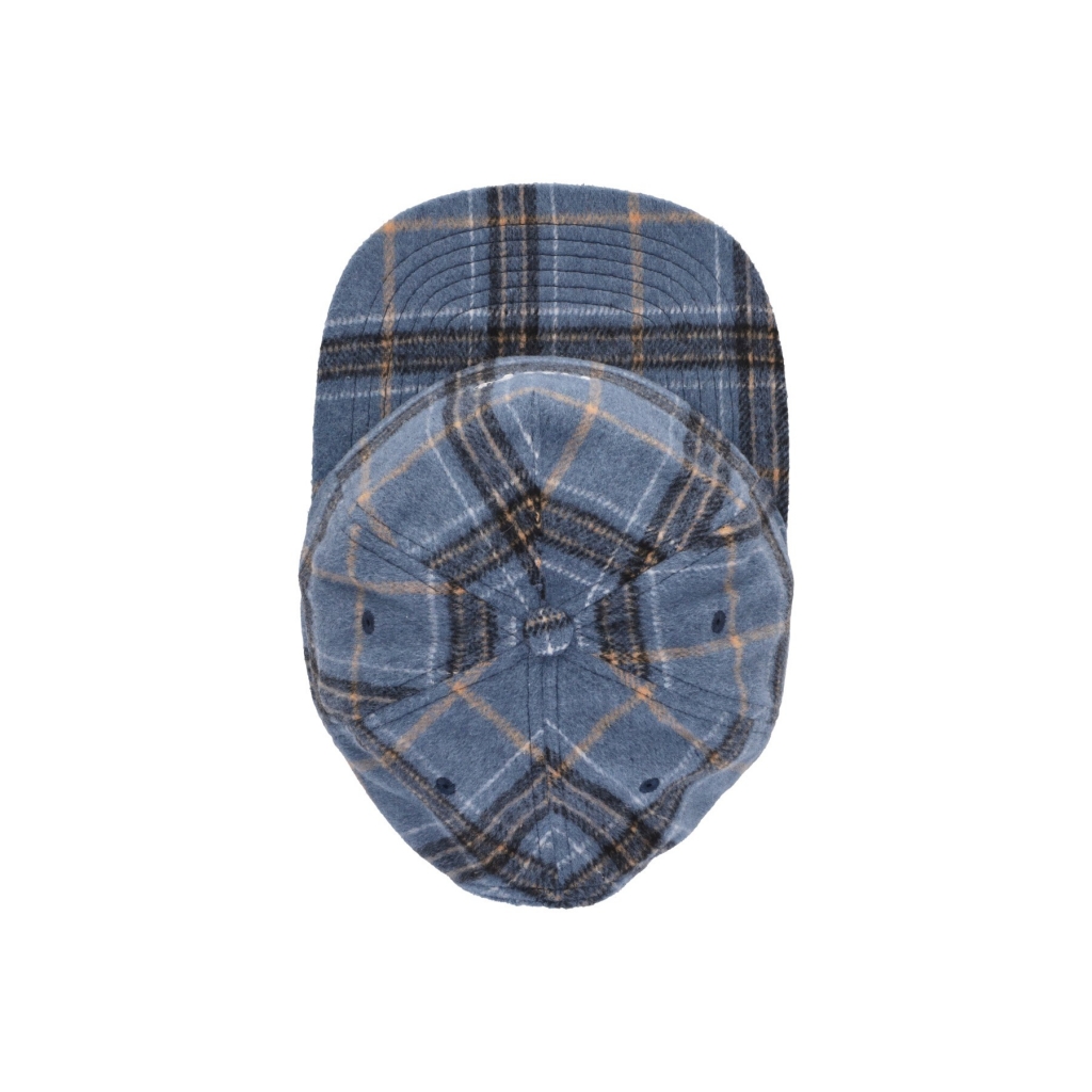 cappellino visiera piatta uomo 98 plaid 5 panel hat NAVY