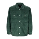 giubbotto uomo benny cord shirt jacket DARK CEDAR