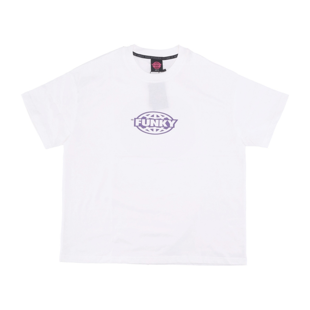 maglietta uomo oval logo tee WHITE