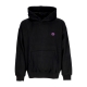 felpa cappuccio uomo oldschool hoodie BLACK