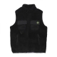 smanicato uomo grog sherpa vest BLACK