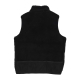 smanicato uomo grog sherpa vest BLACK