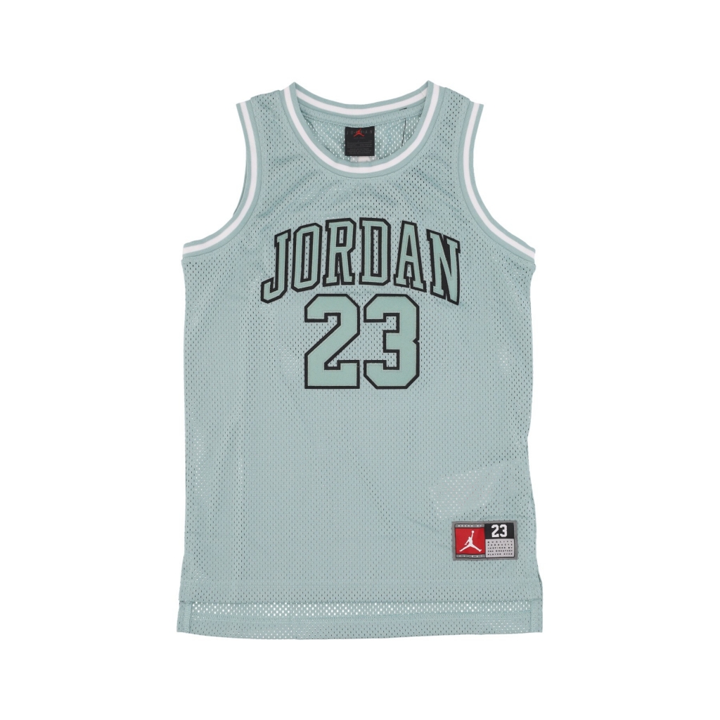 canotta tipo basket ragazzo jordan 23 jersey MINERAL BLUE