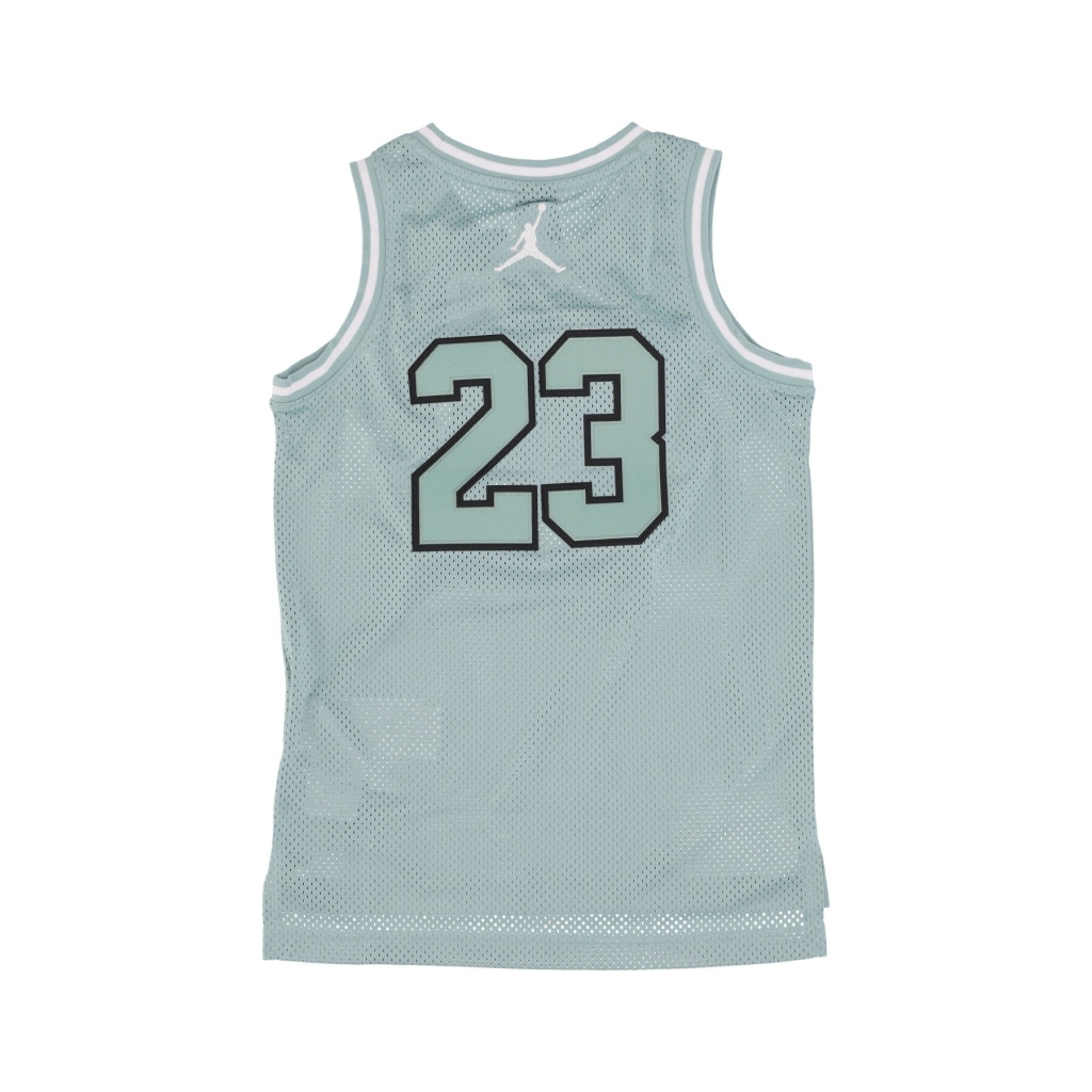 canotta tipo basket ragazzo jordan 23 jersey MINERAL BLUE