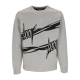 maglione uomo barbwire jumper LIGHT GREY