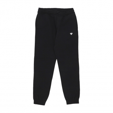 pantalone tuta felpato uomo logo sweatpant BLACK