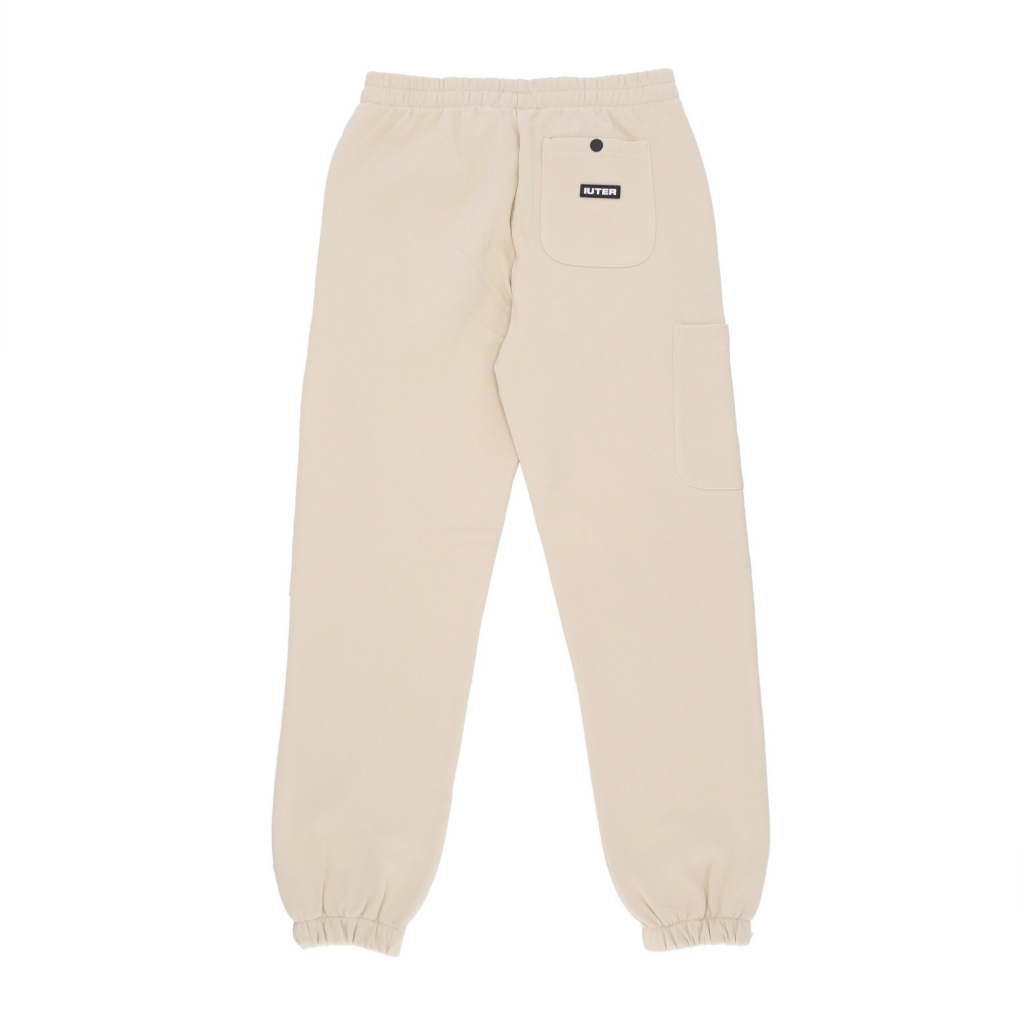 pantalone tuta felpato uomo family sweatpant CREAM