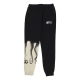 pantalone tuta felpato uomo side sweatpant BLACK