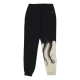 pantalone tuta felpato uomo side sweatpant BLACK