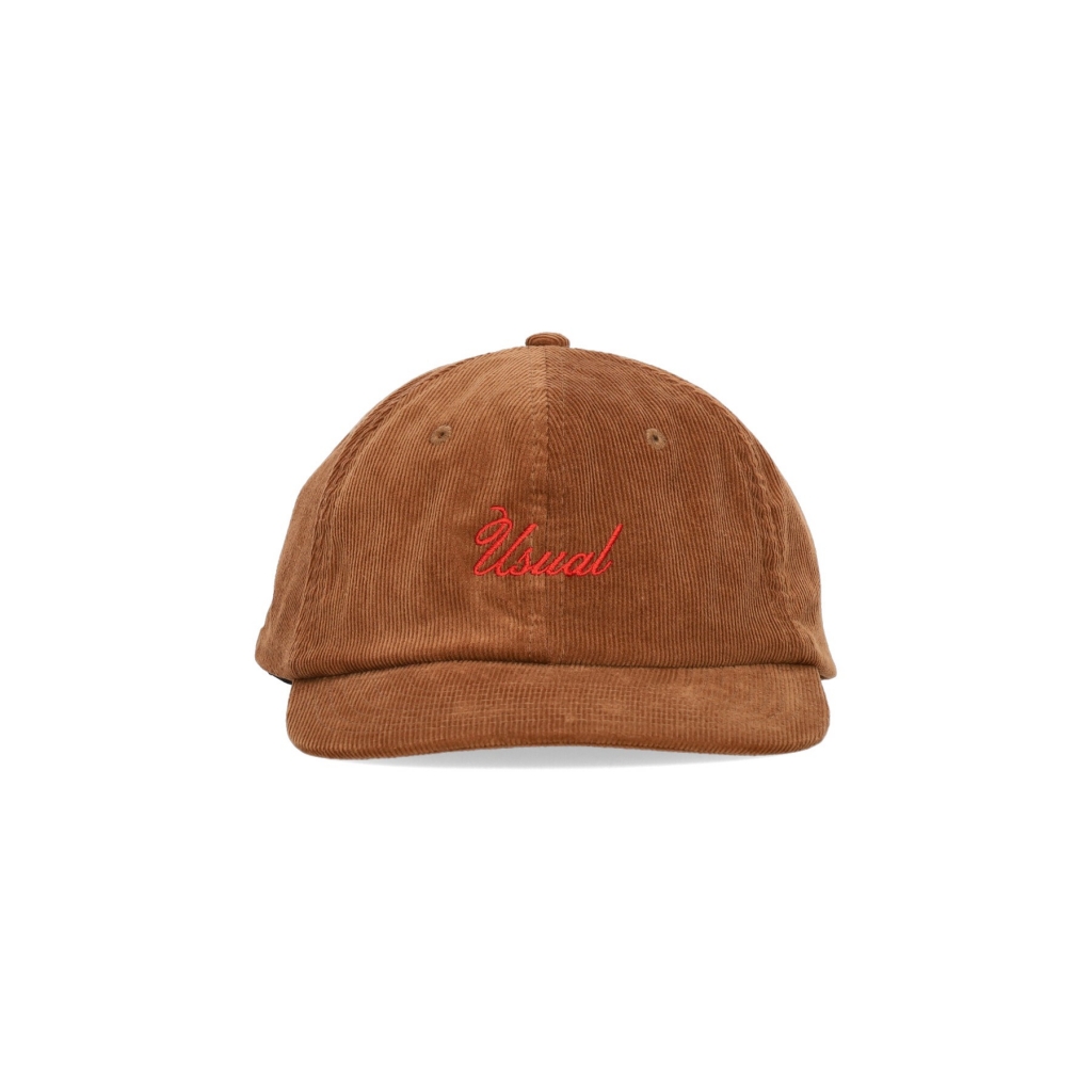 cappellino visiera curva uomo italic cap BROWN