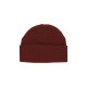 cappello uomo flock logo beanie BURGUNDY