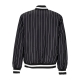 giubbotto bomber uomo pinstripe baseball jacket BLACK