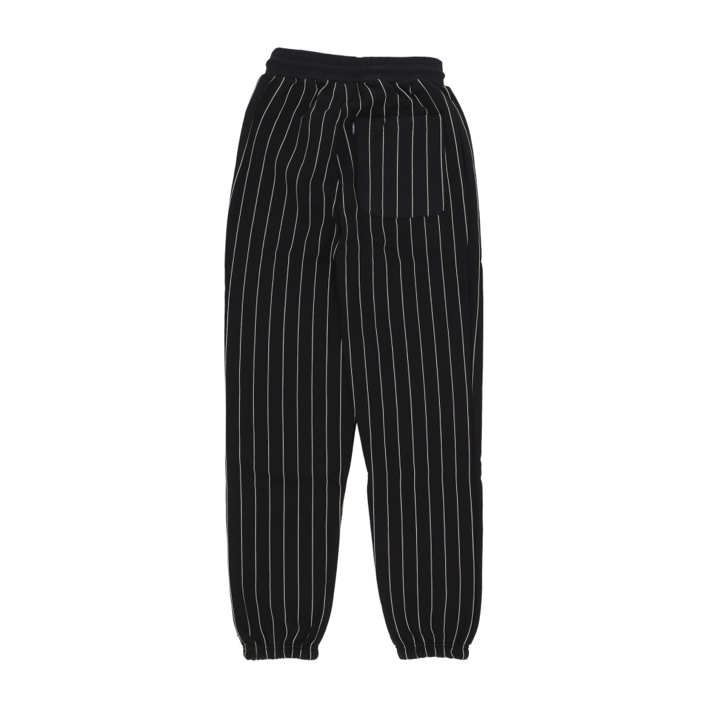 pantalone tuta felpato uomo pinstripe pigeon sweatpant BLACK