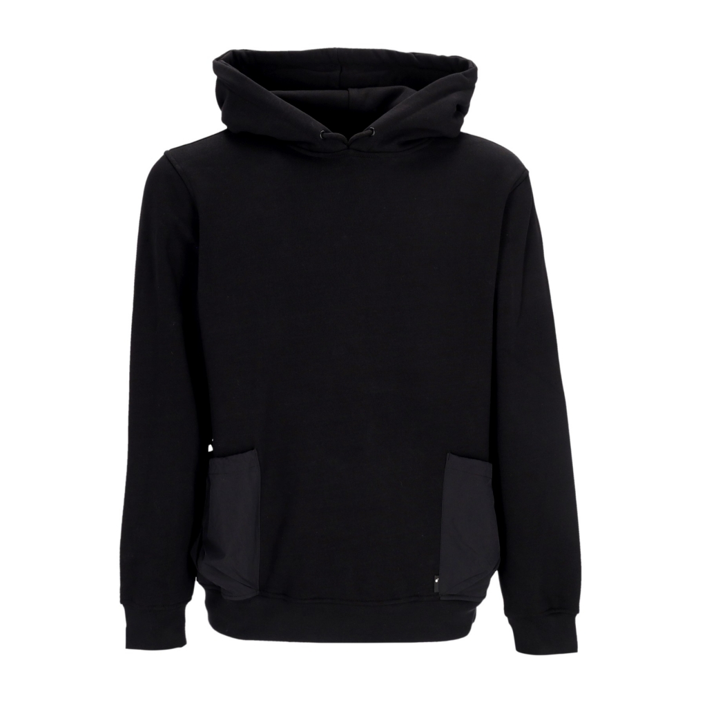 felpa cappuccio uomo bucket pullover BLACK