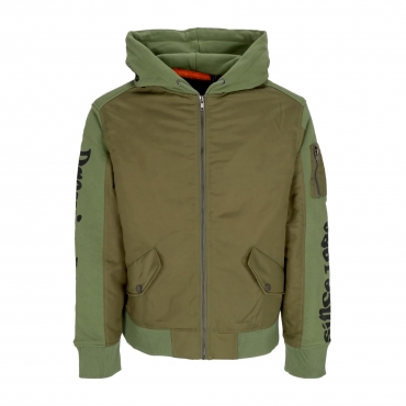 giubbotto uomo moth bomber jacket OLIVE